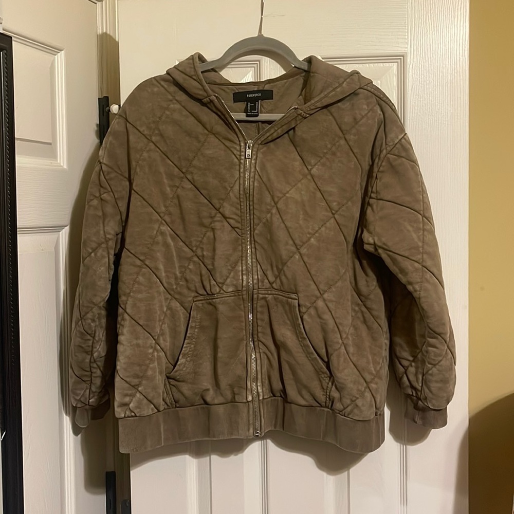 Zip up jacket forever21